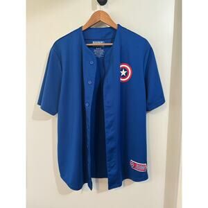 Marvel Comics Captain America #41 Baseball Jersey Men's Size Medium